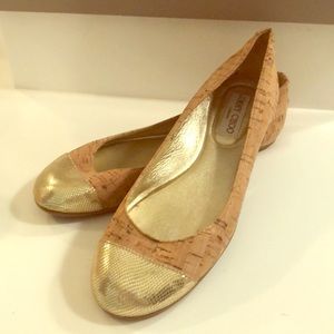 Jimmy Choo cork flats